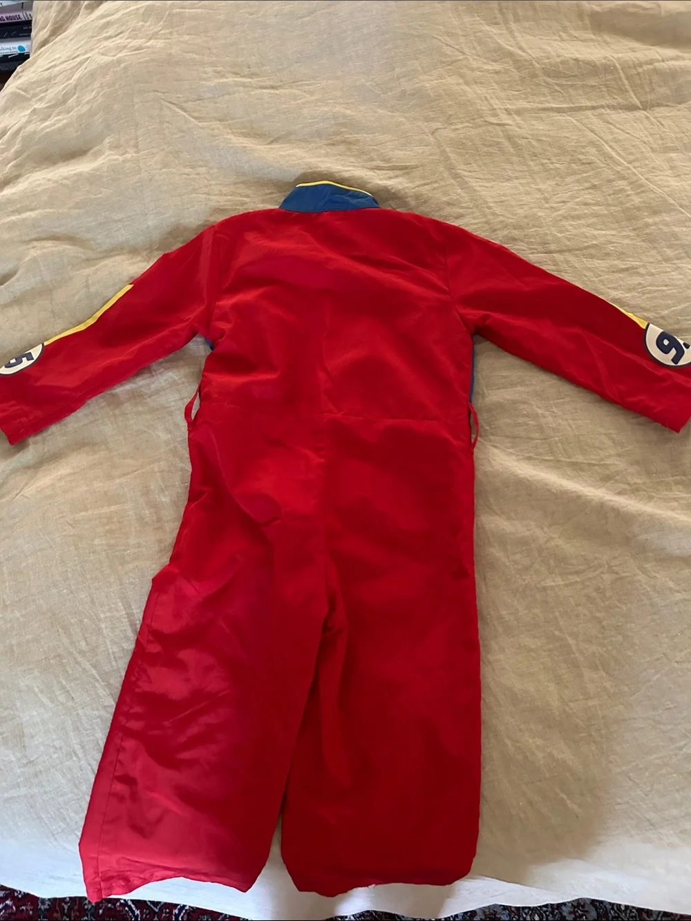 Lightning McQueen Red & Blue Kids Costume - Super Speed Racing Suit